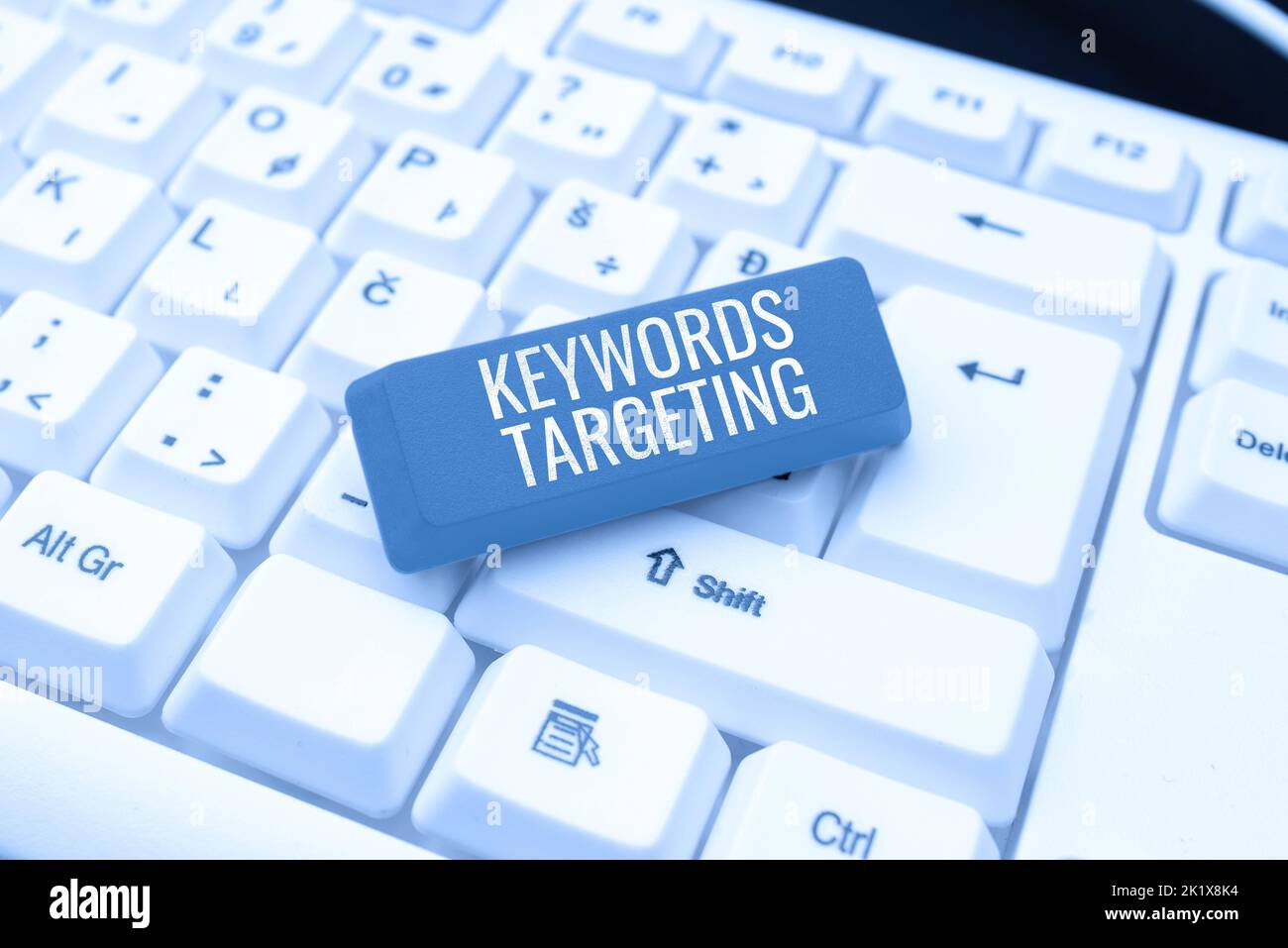 Affiche affichant des mots-clés TargetingUtilisez des mots pertinents pour obtenir un classement élevé dans les moteurs de recherche. Idée d'entreprise utilisez des mots pertinents pour obtenir un classement élevé Banque D'Images