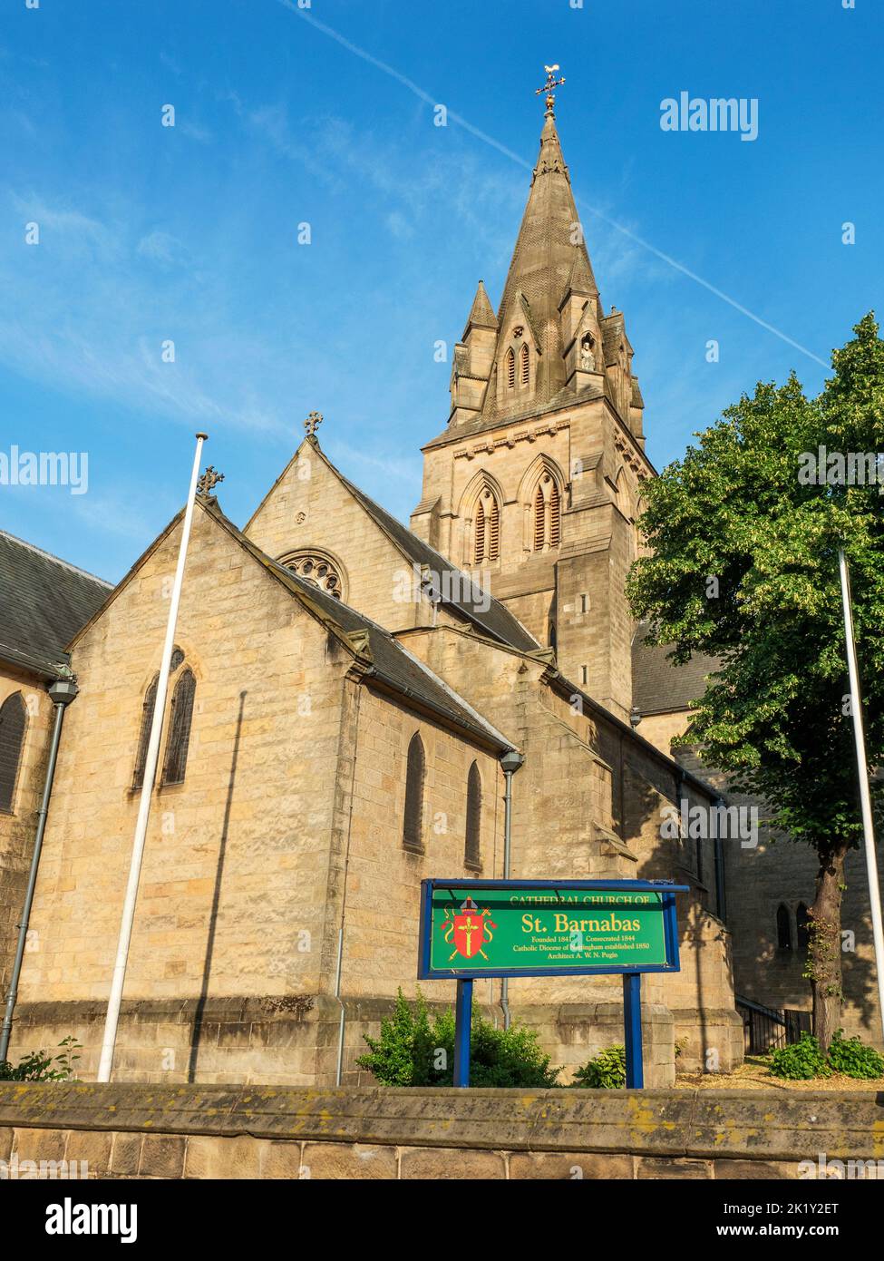 Cathédrale de St Barnabas Nottingham Notinghamshire Angleterre Banque D'Images