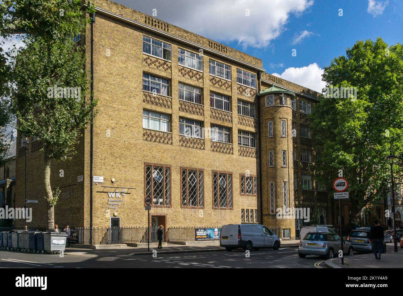Westminster Kingsway College à Vincent Square, Londres. Banque D'Images