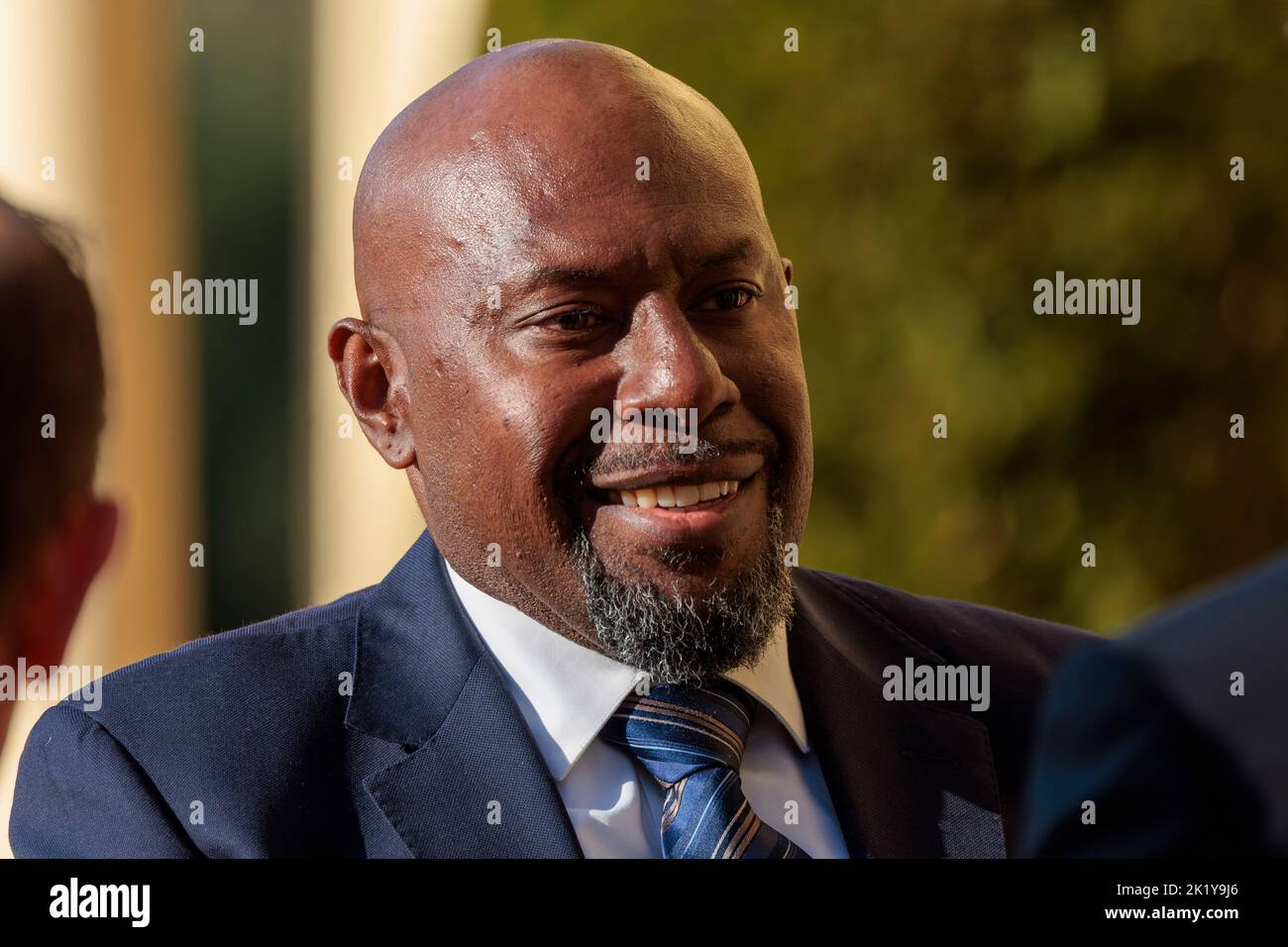 Le Haut Commissaire de Vanuatu Samson Fare lors de sa visite en Australie en l'honneur de la reine Elizabeth II Banque D'Images