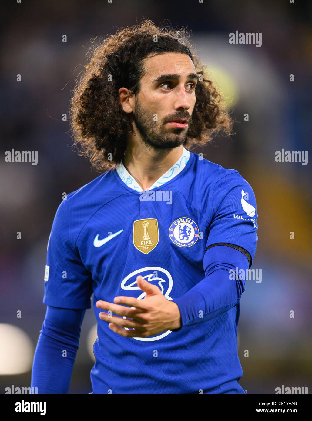 14 septembre 2022 - Chelsea contre RB Salzbourg - UEFA Champions League - Groupe E - Stamford Bridge Marc Cucurella de Chelsea pendant le match de la Champions League à Stamford Bridge. Image : Mark pain / Alamy Live News Banque D'Images 14 septembre 2022 - Chelsea contre RB Salzbourg - UEFA Champions League - Groupe E - Stamford Bridge Marc Cucurella de Chelsea pendant le match de la Champions League à Stamford Bridge. Image : Mark pain / Alamy Live News Banque D'Images