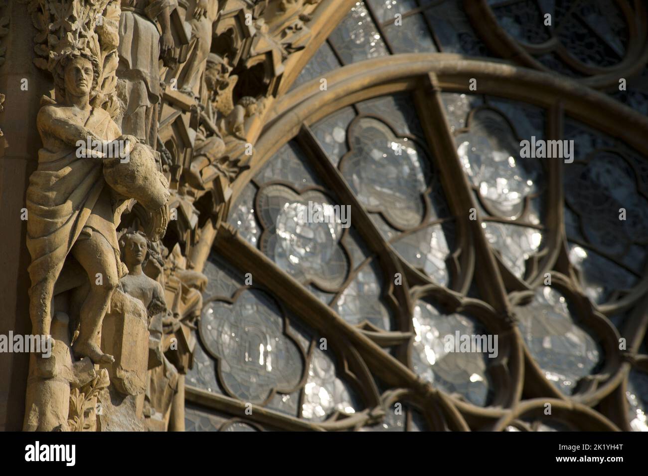 L'édition de la cathédrale de Reims a commence en 1211. Depuis le baptême de Clovis, la cathédrale notre-Dame ont été destinés au sacré-cœur des Rois de FR Banque D'Images