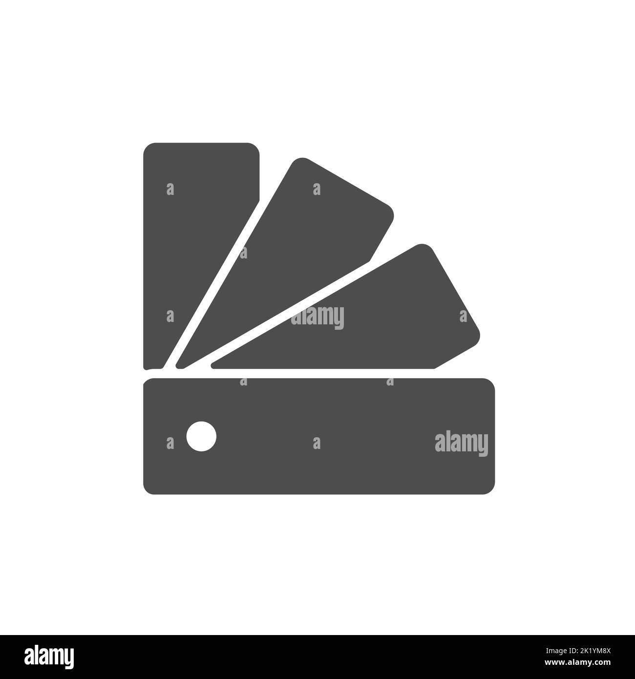 icône de vecteur de guide de palette de couleurs Illustration de Vecteur