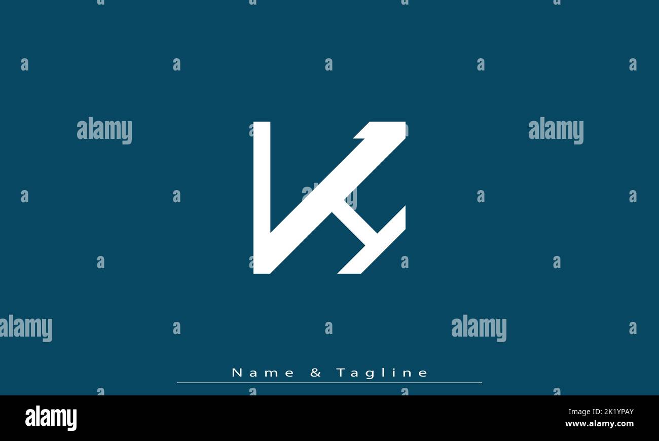 Lettres de l'alphabet initiales Monogram logo LH , HL Illustration de Vecteur