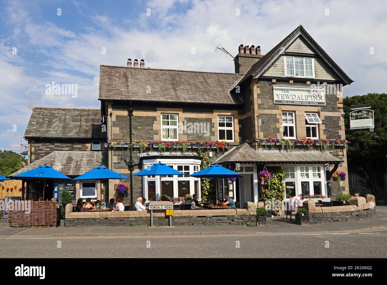 The Yewdale Inn, Coniston Banque D'Images