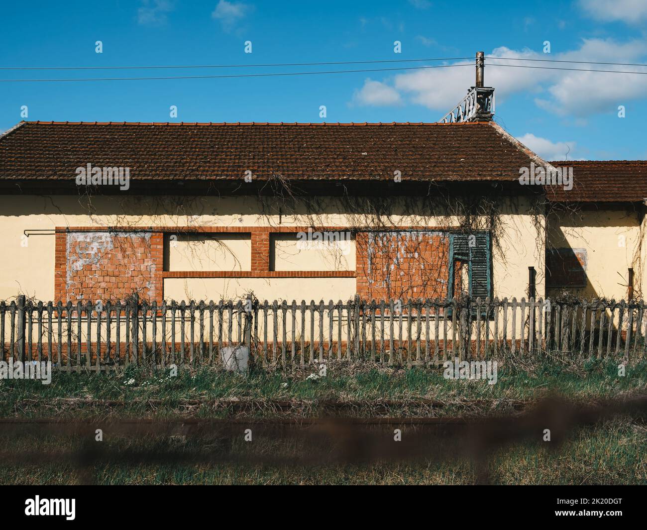 De la gare Banque D'Images