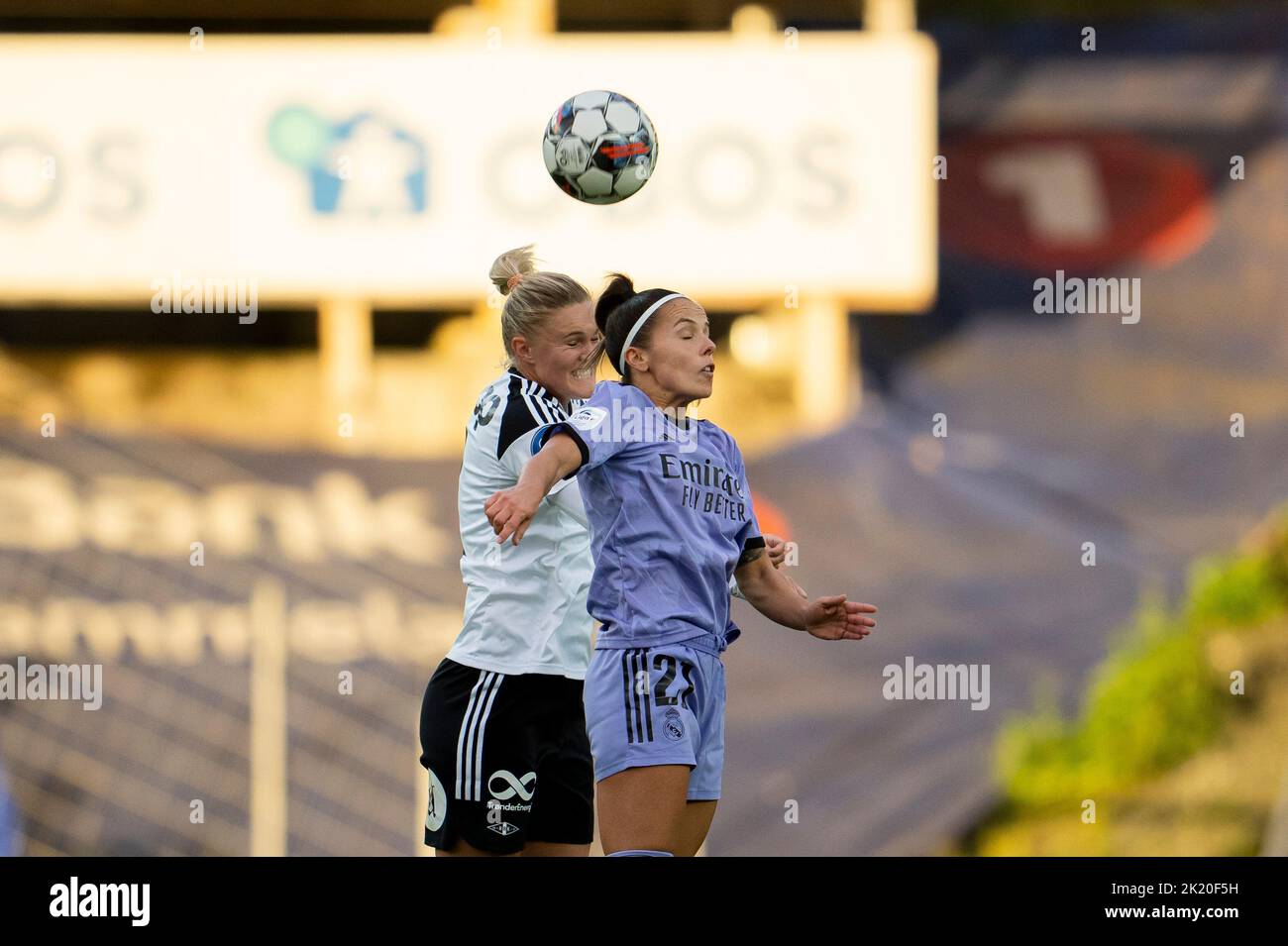 Match Real Madrid Ligue Des Champions Trondheim 20220921.Kristine Leine de Rosenborg et Claudia Zornoza de