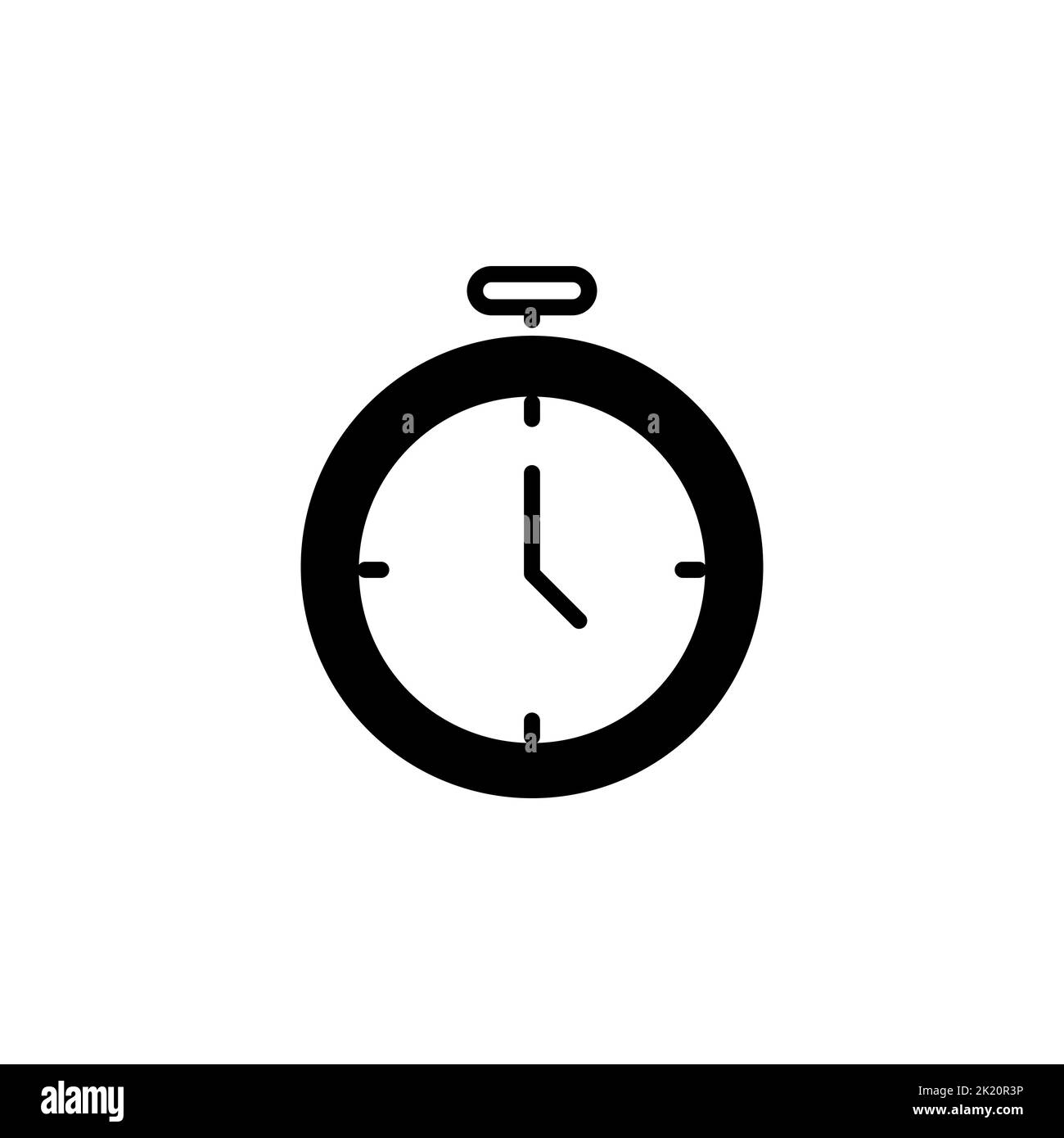 concept d'icône d'horloge, de montre, de minuterie et d'alarme Illustration de Vecteur
