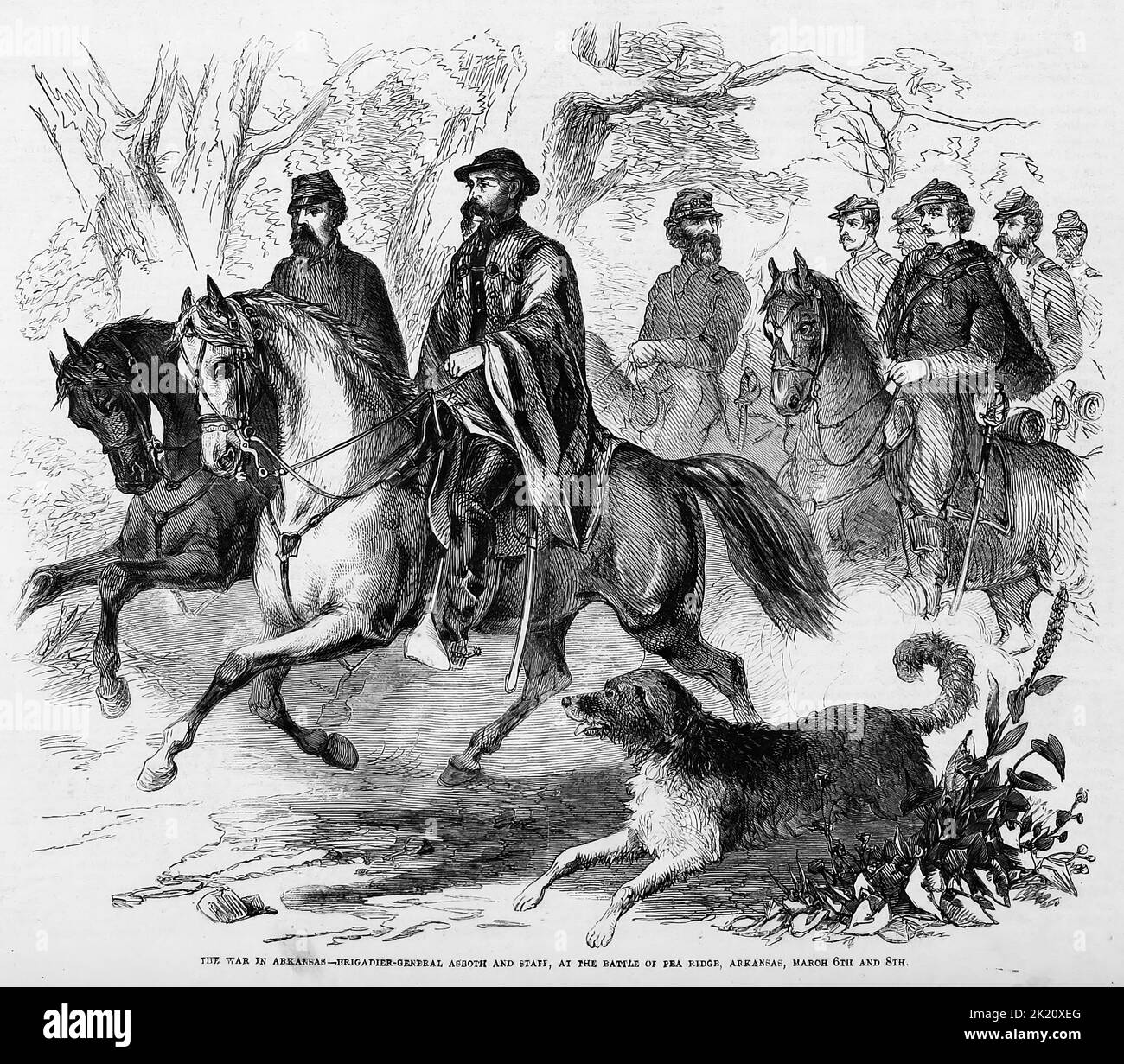 La guerre en Arkansas - le général de brigade Alexander Asand et son ...