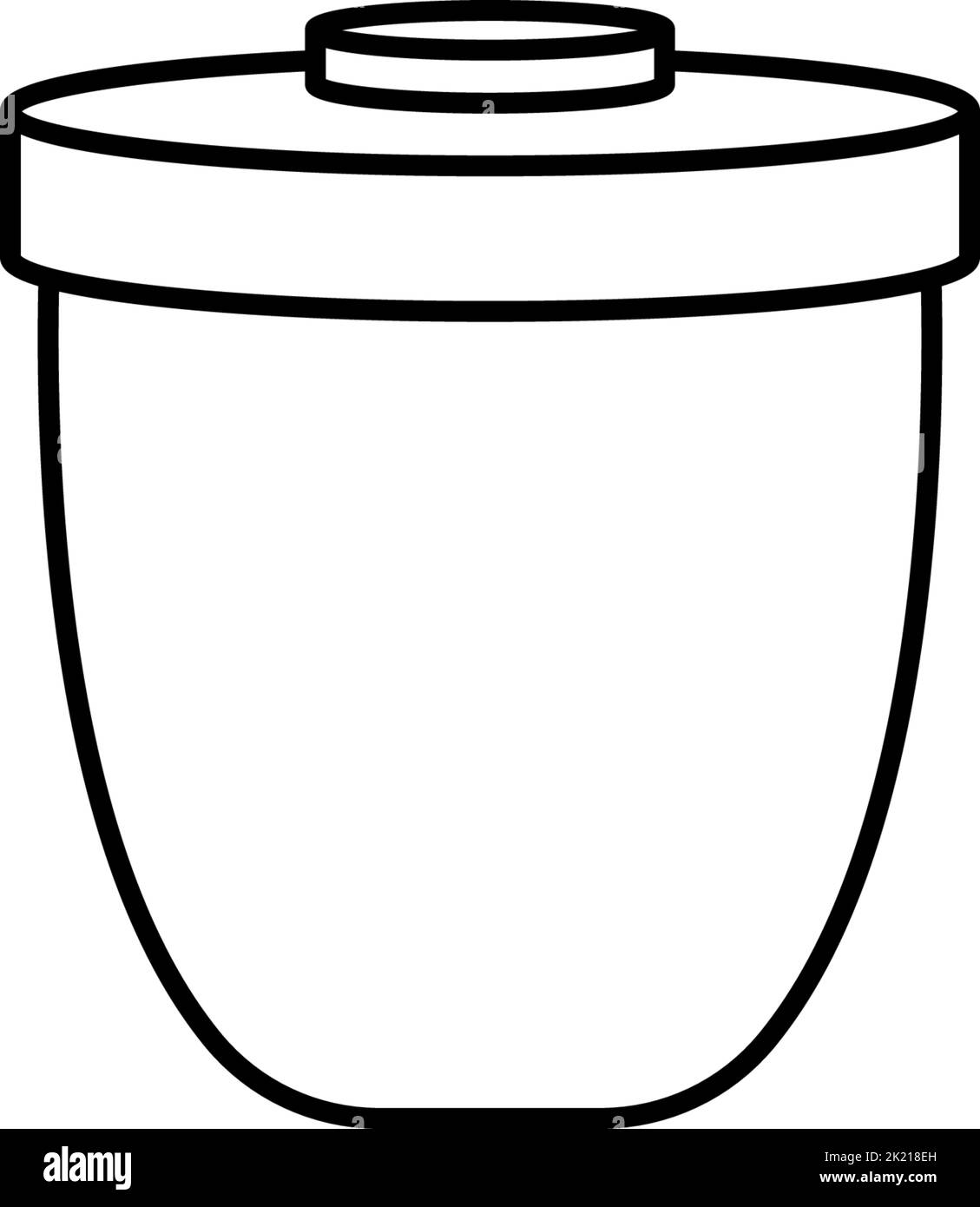 illustration du logo vectoriel de l'icône de corbeille Illustration de Vecteur