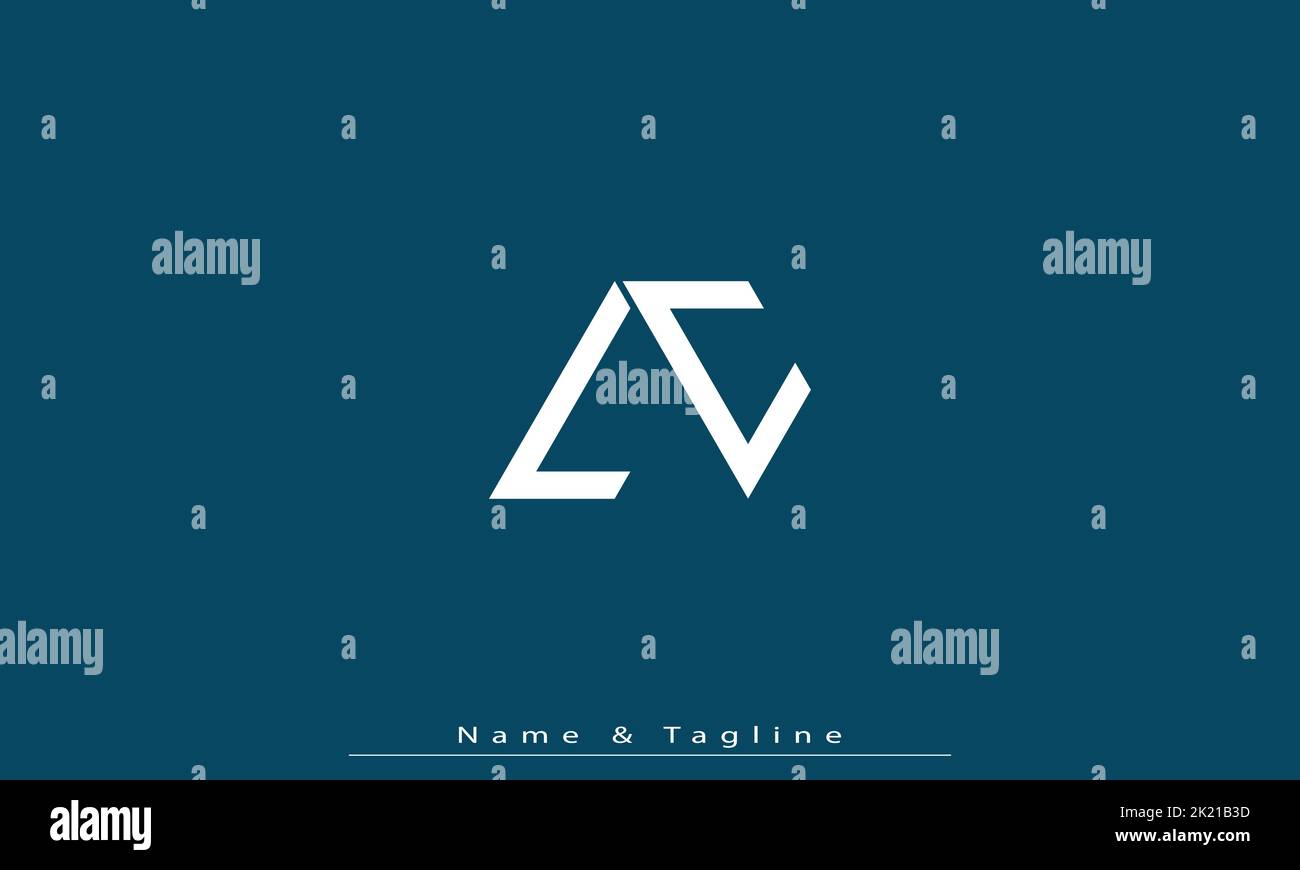 Lettres de l'alphabet initiales Monogram logo LC, CL Illustration de Vecteur