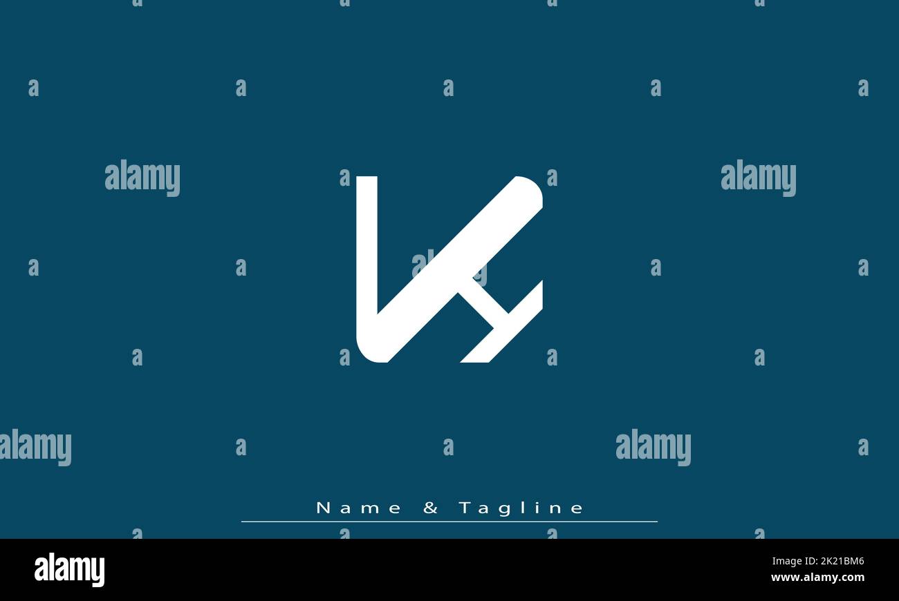 Lettres de l'alphabet initiales Monogram logo LH , HL Illustration de Vecteur