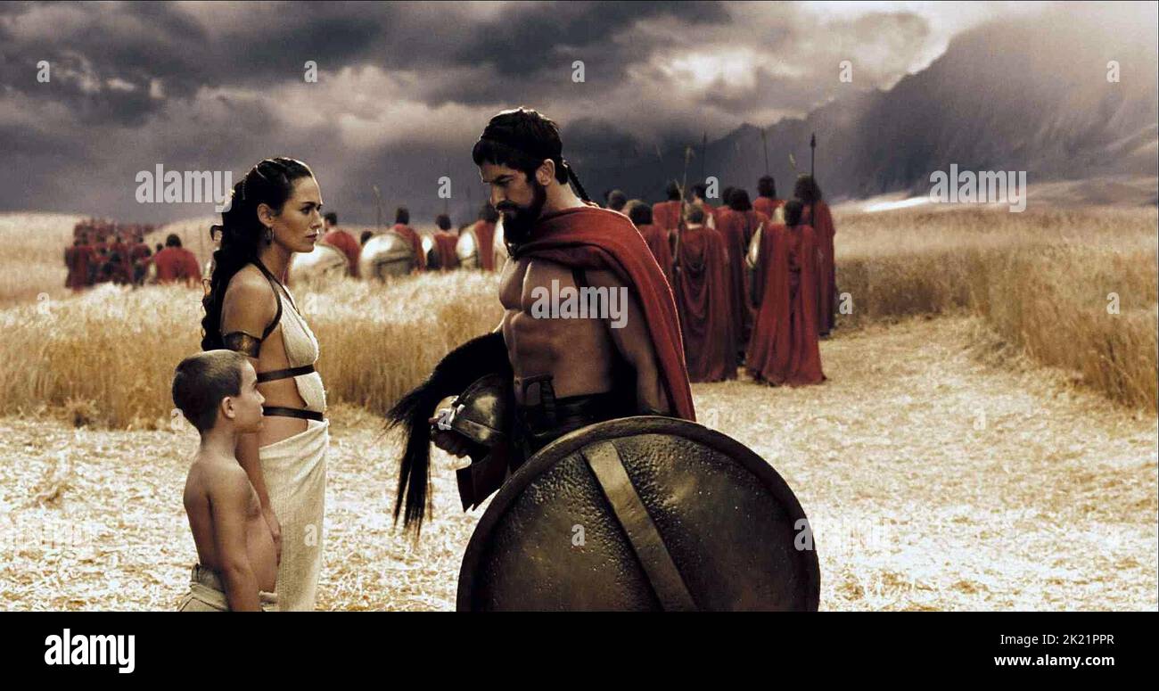 ANTONIO GIOVANI CIMMINO, Lena Headey, GERARD BUTLER, 300, 2006 Banque D'Images
