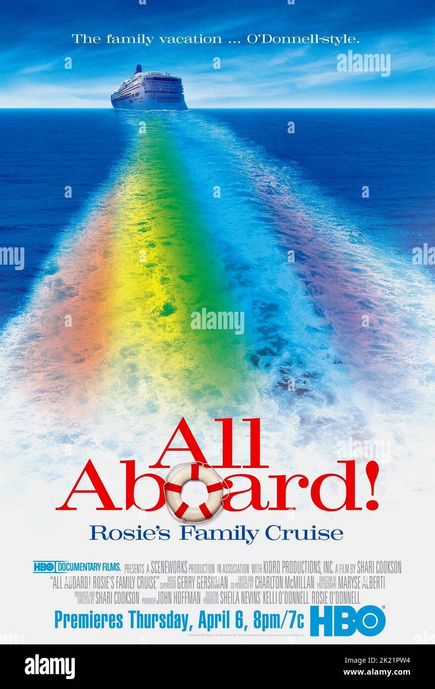 AFFICHE DU FILM SUR LE BATEAU DE CROISIÈRE, LE TOUT À BORD ! CROISIÈRE FAMILIALE ROSIE, 2006 Banque D'Images