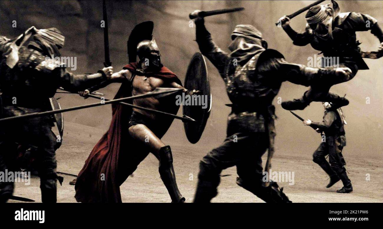 GERARD BUTLER, 300, 2006 Banque D'Images