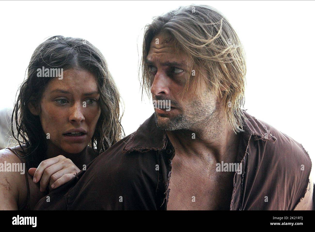 EVANGELINE LILLY, Josh Holloway, perdus : Saison 3, 2006 Banque D'Images