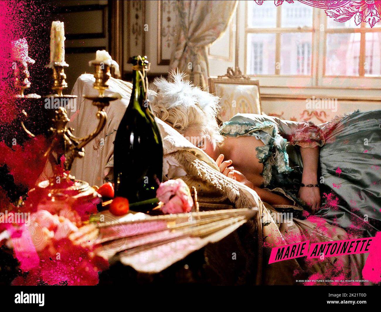 AFFICHE KIRSTEN DUNST, MARIE-ANTOINETTE, 2006 Banque D'Images