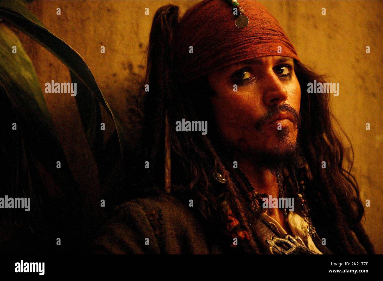 JOHNNY DEPP, PIRATES DES CARAÏBES : DEAD MAN'S CHEST, 2006 Banque D'Images