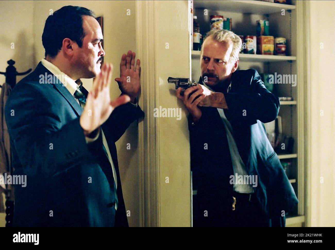 DAVID ZAYAS, Bruce Willis, 16 blocs, 2006 Banque D'Images