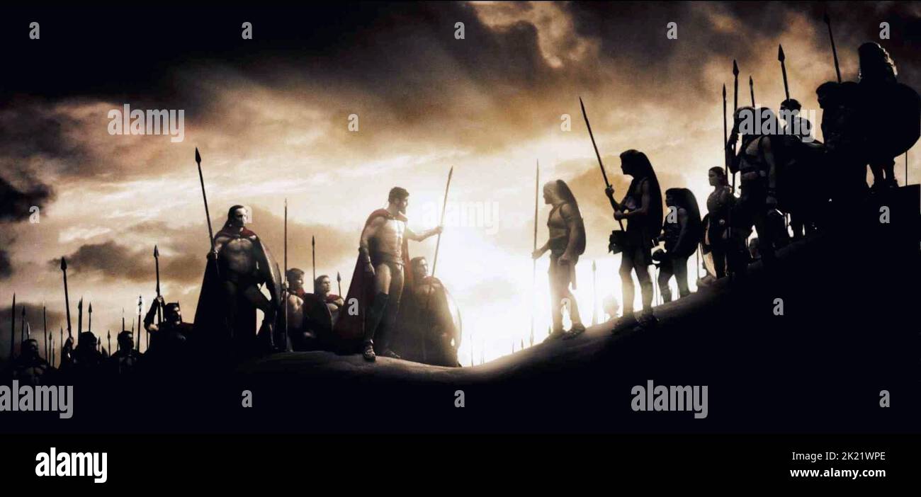 GERARD BUTLER, ANDREW PLEAVIN, 300, 2006 Banque D'Images