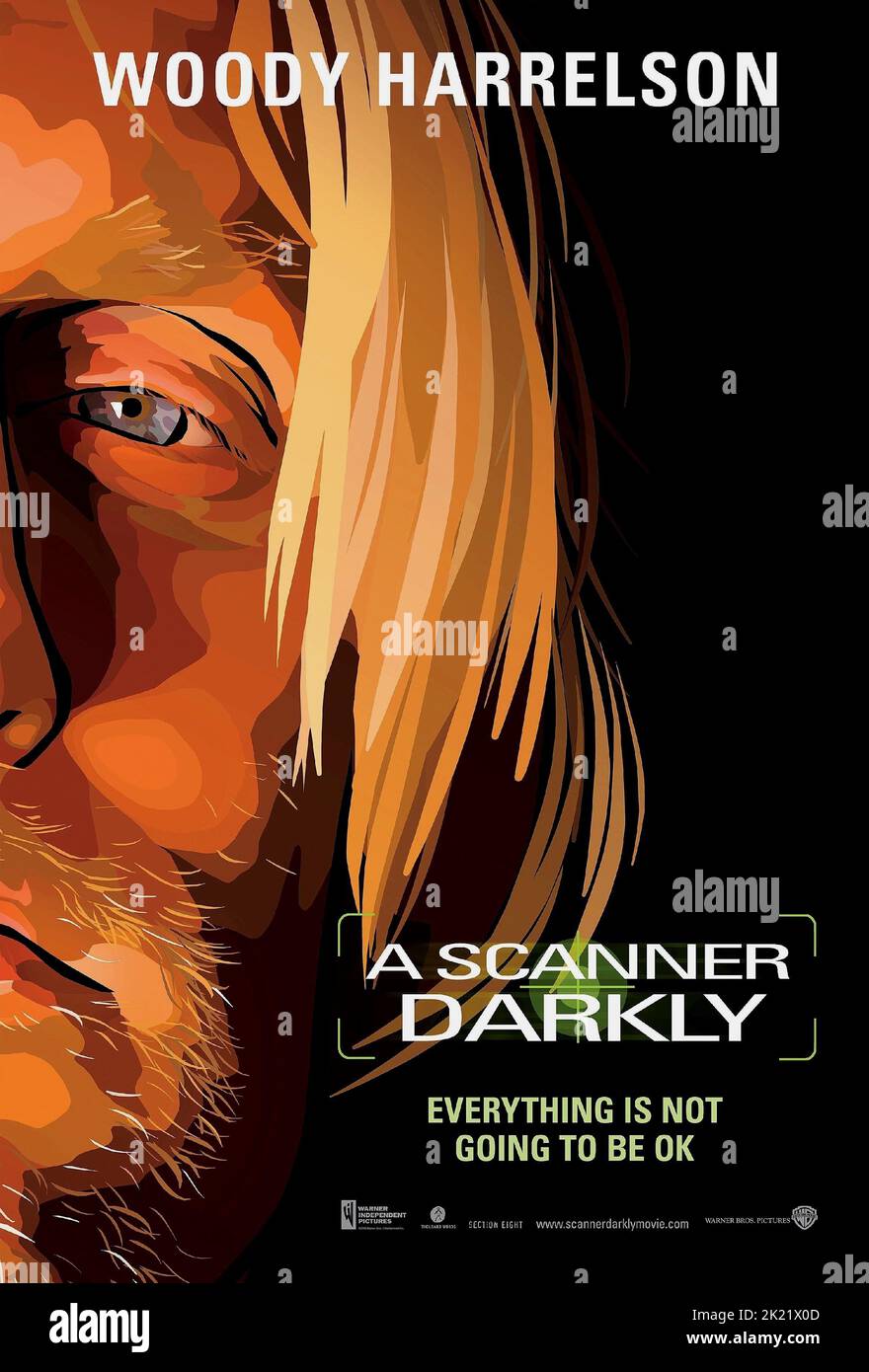 WOODY HARRELSON POSTER, UN SCANNER DARKLY, 2006 Banque D'Images