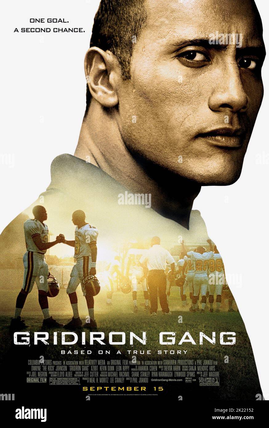 THE ROCK POSTER, GRIDIRON GANG, 2006 Banque D'Images