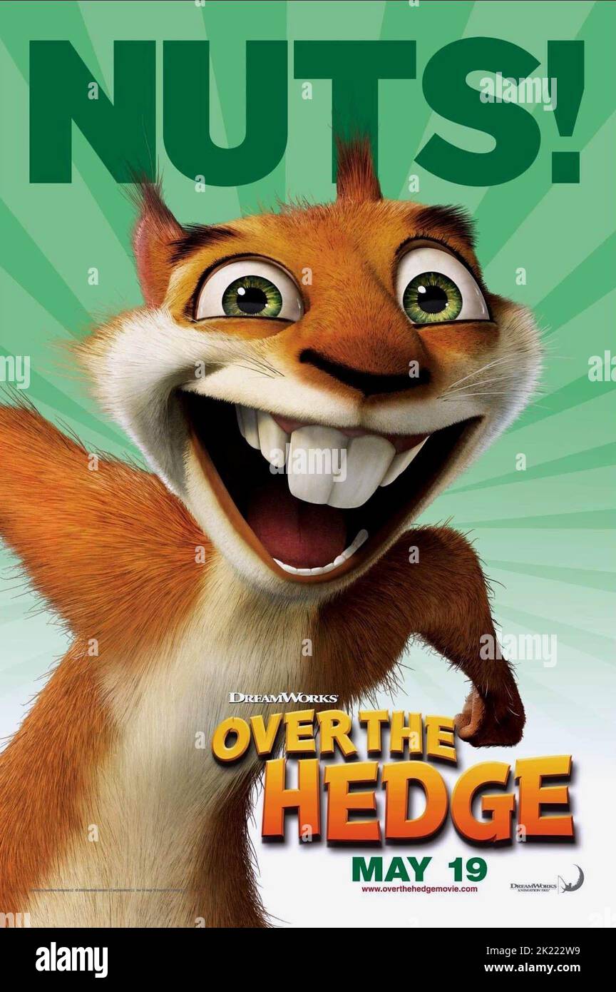 POSTER HAMMY, SUR LA HAIE, 2006 Banque D'Images