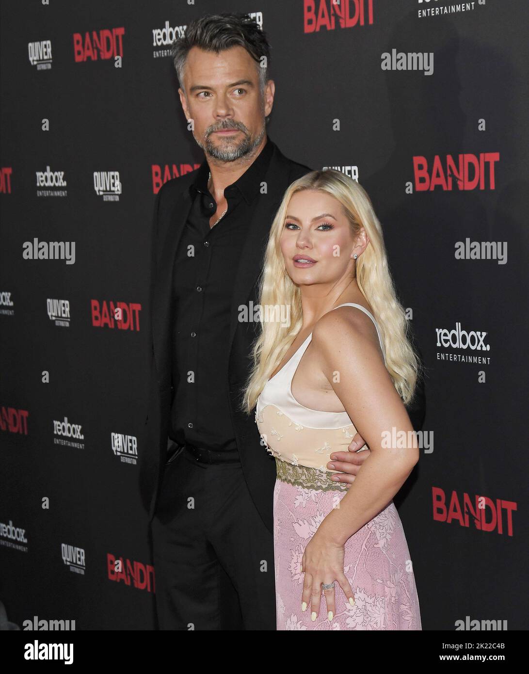 Los Angeles, États-Unis. 21st septembre 2022. (G-D) Josh Duhamel et Elisha Cuthbert à la première mondiale BANDIT tenue à l'or harmonie à Los Angeles, CA le mercredi, ?21 septembre 2022. (Photo par Sthanlee B. Mirador/Sipa USA) crédit: SIPA USA/Alay Live News Banque D'Images