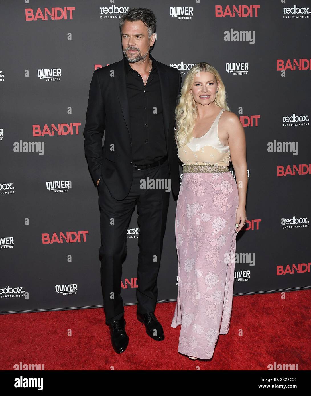 Los Angeles, États-Unis. 21st septembre 2022. (G-D) Josh Duhamel et Elisha Cuthbert à la première mondiale BANDIT tenue à l'or harmonie à Los Angeles, CA le mercredi, ?21 septembre 2022. (Photo par Sthanlee B. Mirador/Sipa USA) crédit: SIPA USA/Alay Live News Banque D'Images
