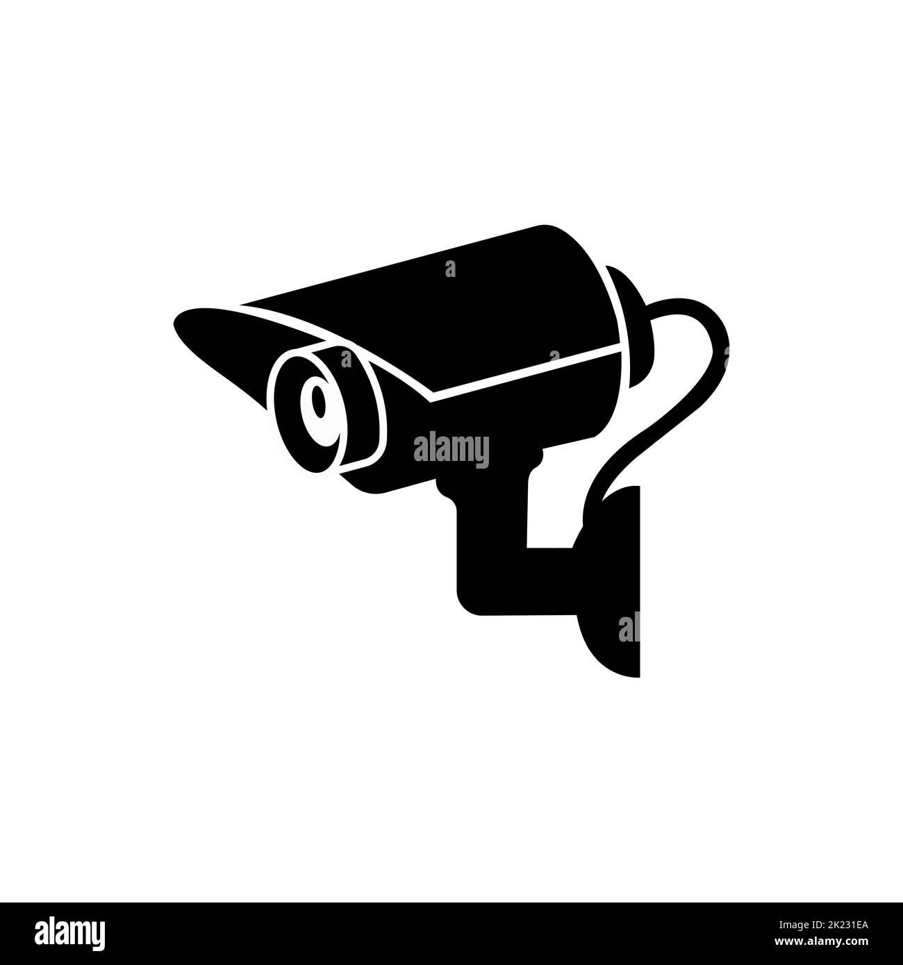 Caméra de surveillance vidéo Banque d'images noir et blanc - Alamy