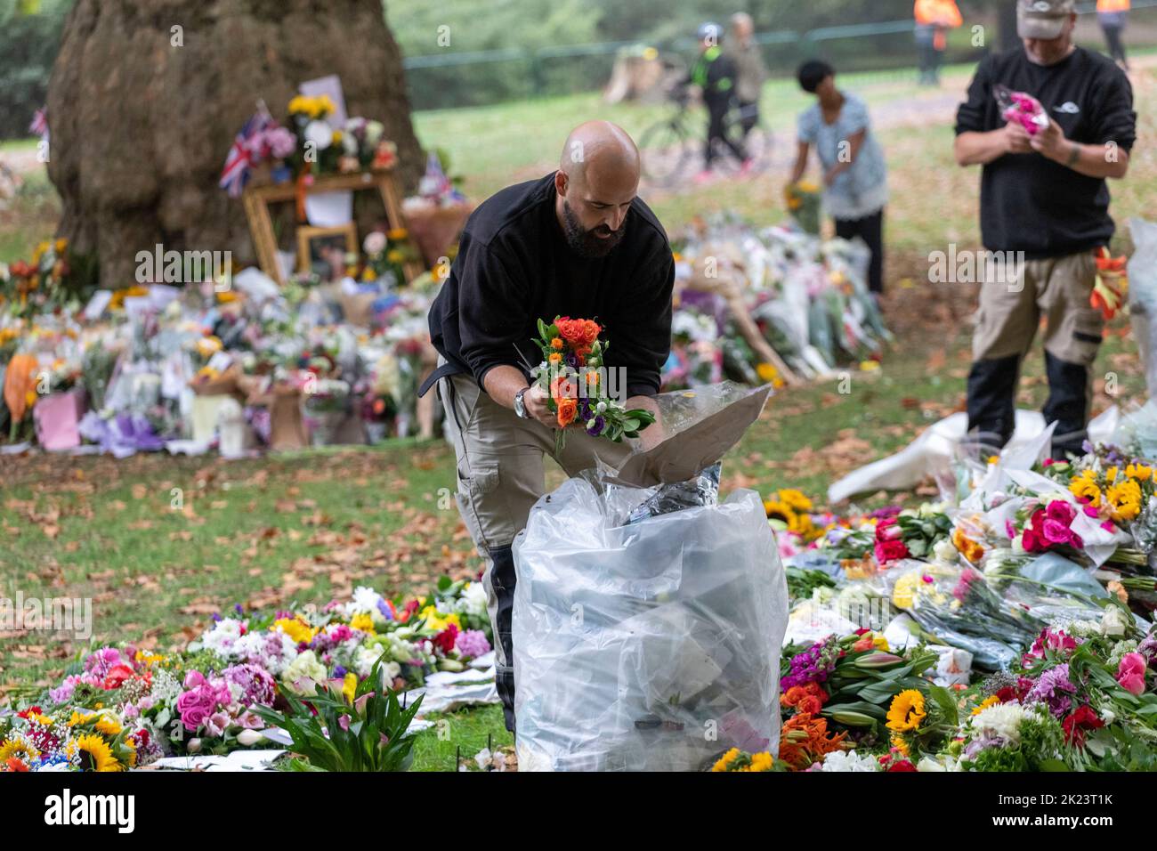 La nation continue de pleurer pour la perte de la reine Elizabeth II jeudi. Photo prise le 11th septembre 2022. © Belinda Jiao jiao.bilin@gmail.com 0 Banque D'Images