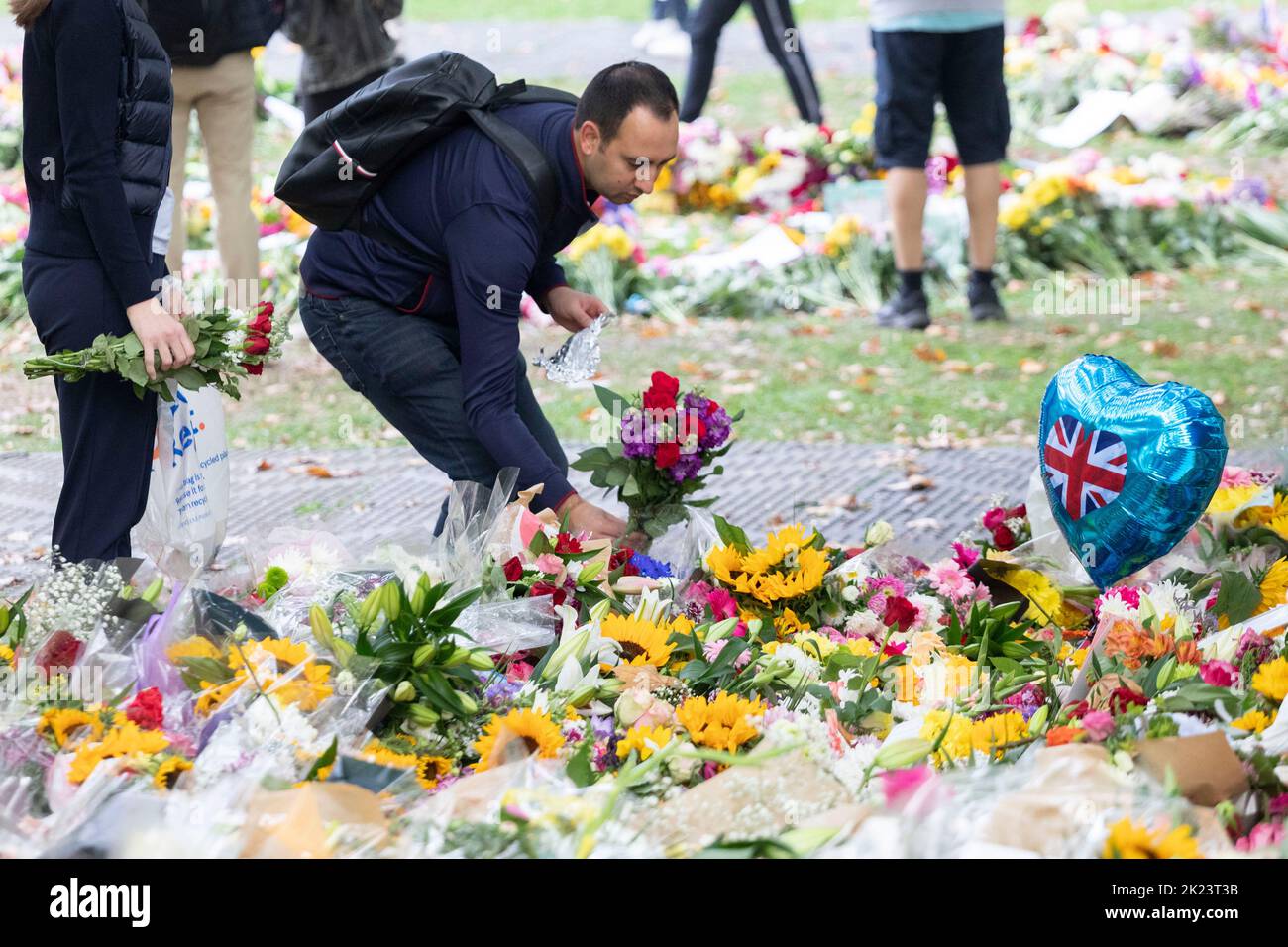 La nation continue de pleurer pour la perte de la reine Elizabeth II jeudi. Photo prise le 11th septembre 2022. © Belinda Jiao jiao.bilin@gmail.com 0 Banque D'Images