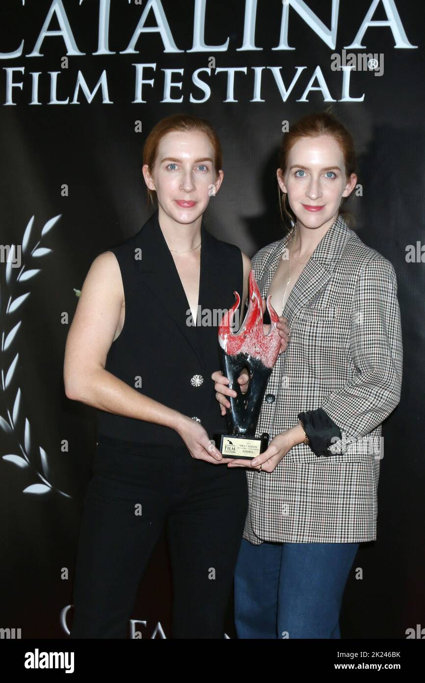 21 septembre 2022, long Beach, CA, Etats-Unis: LOS ANGELES - SEP 21: Alexis Stier, Megan Stier au prix Wes Craven - Festival du film de Catalina 2022 à long Beach au Scottish Rite Event Centre on 21 septembre 2022 à long Beach, CA (image de crédit: © Kay Blake/ZUMA Press Wire) Banque D'Images