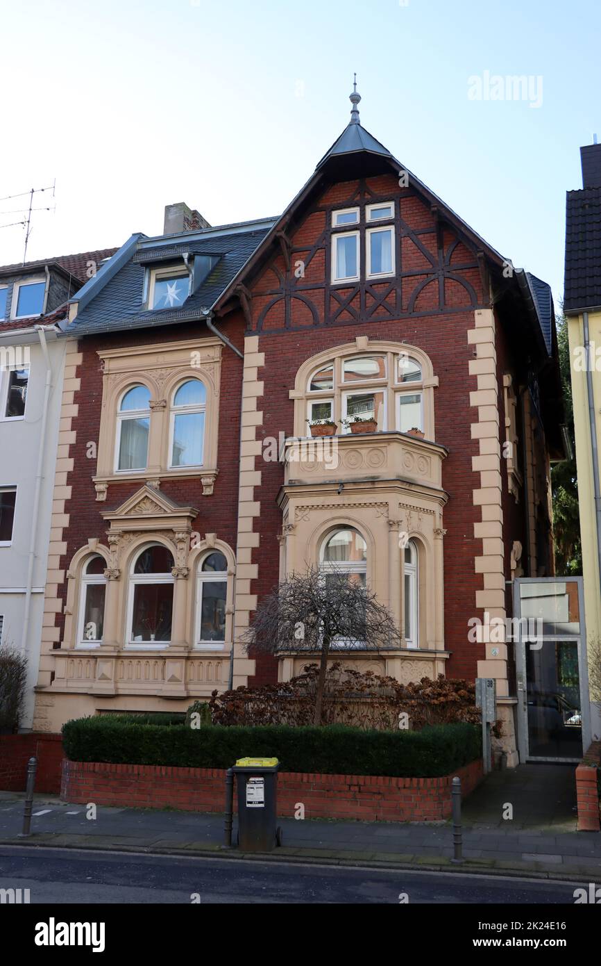 Dürkmalgeschütztes Wohnhaus, Nordrhein-Westfalen, Deutschland, Köln-Rodenkirchen Banque D'Images