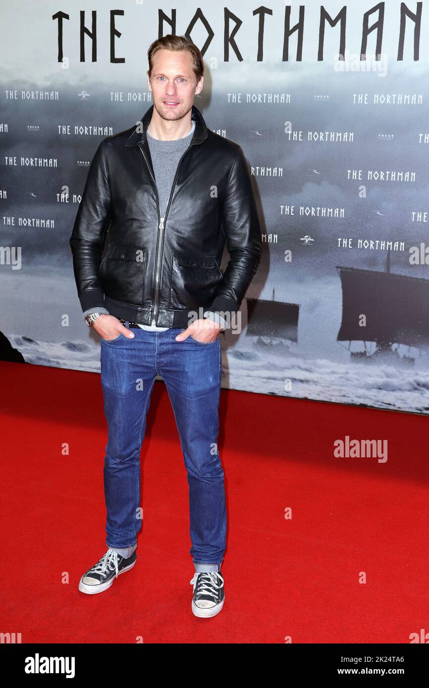 Alexander Skarsgard, Deutschlandpremiere von The Northman in der Astor film Lounge, Hambourg, 30.03.2022 Banque D'Images
