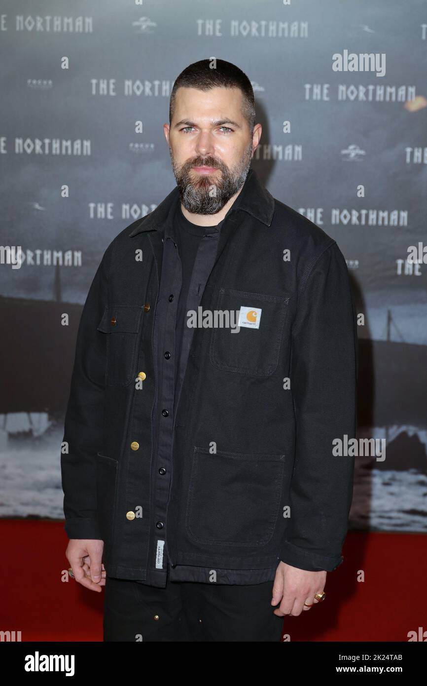 Robert Eggers, Deutschlandpremiere von The Northman in der Astor film Lounge, Hambourg, 30.03.2022 Banque D'Images