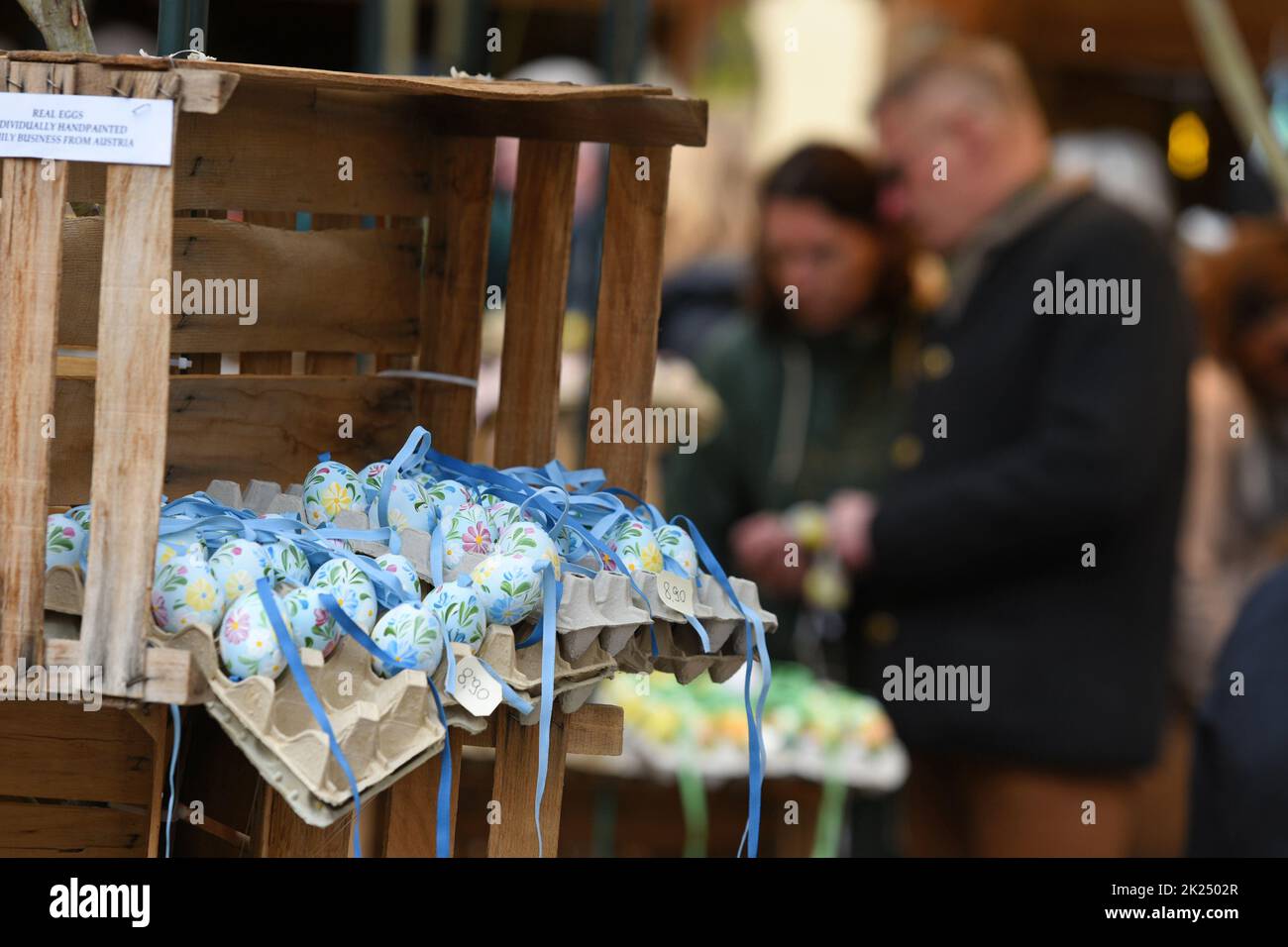 Ostermarkt auf der Freyung à Vienne - marché de Pâques sur le Freyung à Vienne Banque D'Images