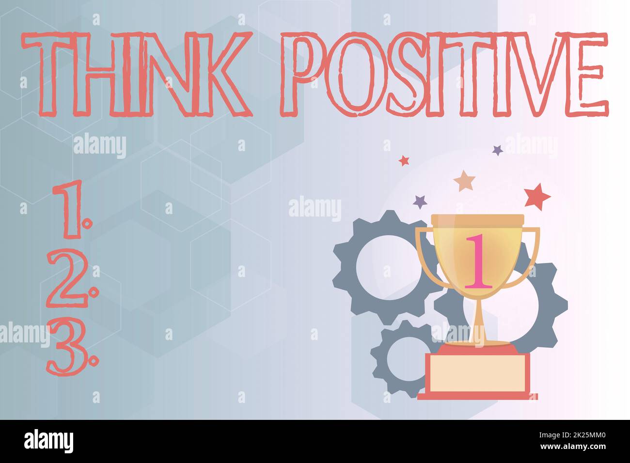 La légende conceptuelle est positive. Concept d'affaires la tendance à être positive ou optimiste dans l'attitude moderne écriture de script techniques, Publicité rédaction idées Banque D'Images