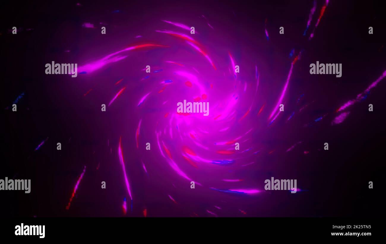 Vortex abstrait luminescent Banque D'Images