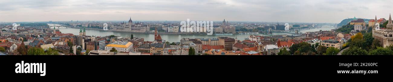 Panorama de Budapest Banque D'Images