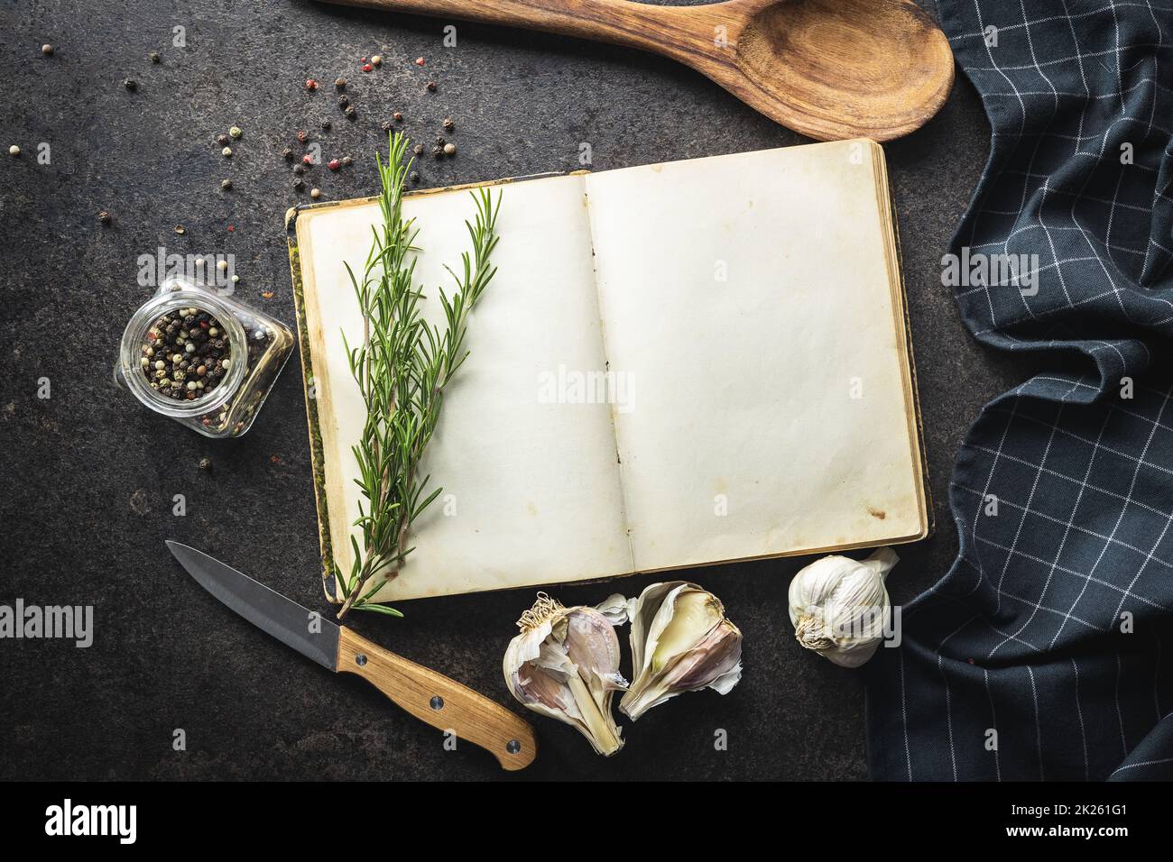 Carnet De Recettes Vierge à Spirales - Format A5 (14,8x21 Cm), 100 Pages - Pour Noter Vos Plats, Organisateur Cuisine - 3