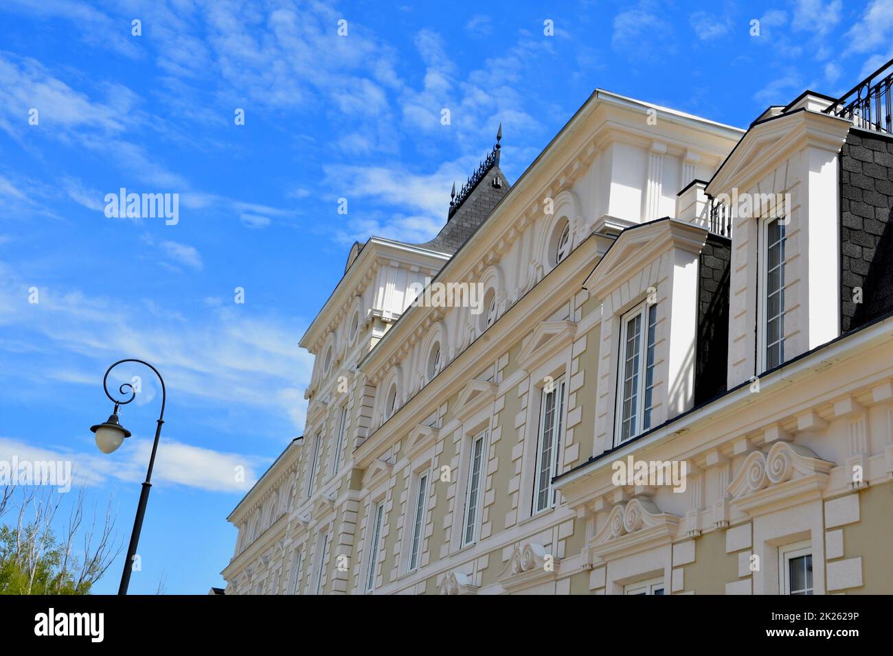 Éléments de la façade d'une maison moderne Banque D'Images