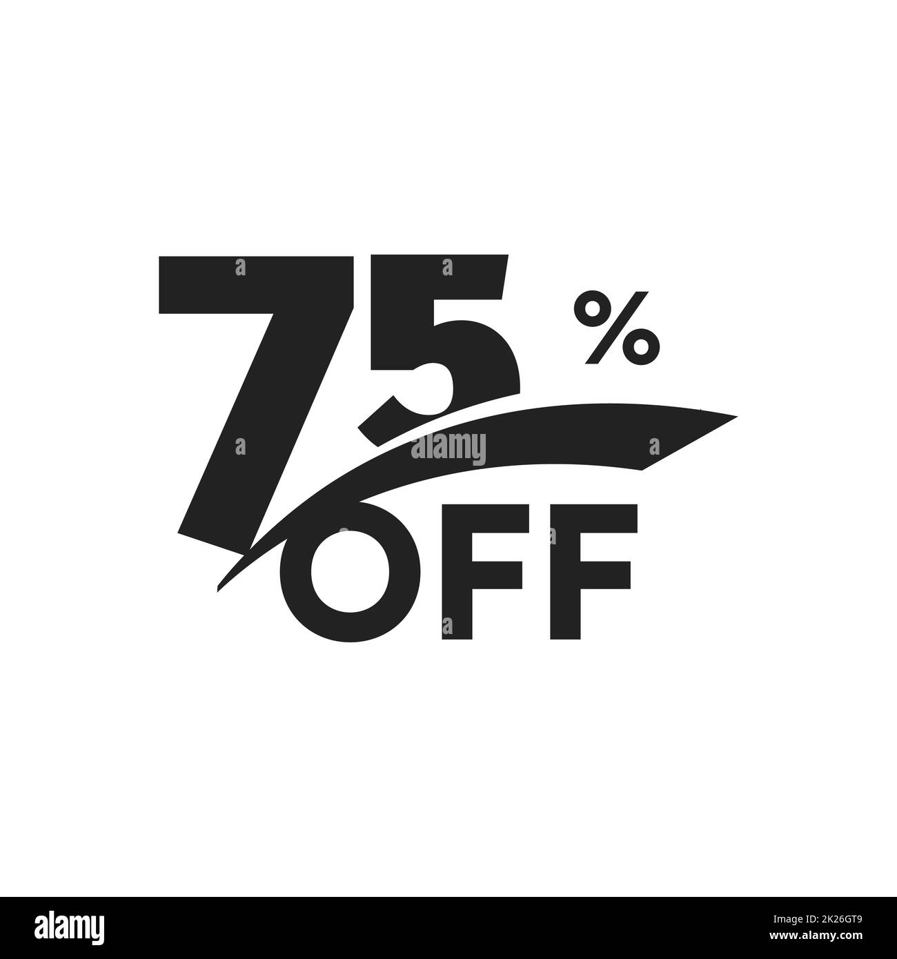 Symbole d'escompte. Autocollant pour la promotion des entreprises. Saison chaude vente label, maison de vacances icône. Modèle pour promo flyer, design de bannières, affiches. Vector illustration. Banque D'Images