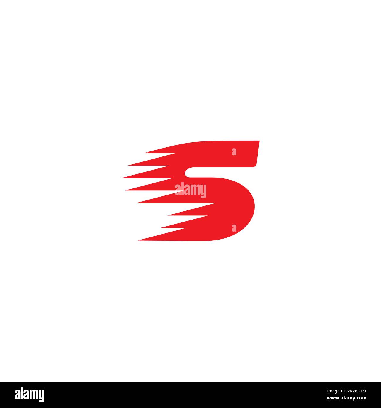 Vector font du sport. Lettres Alphabet italique gras, blanc et rouge des symboles. Banque D'Images