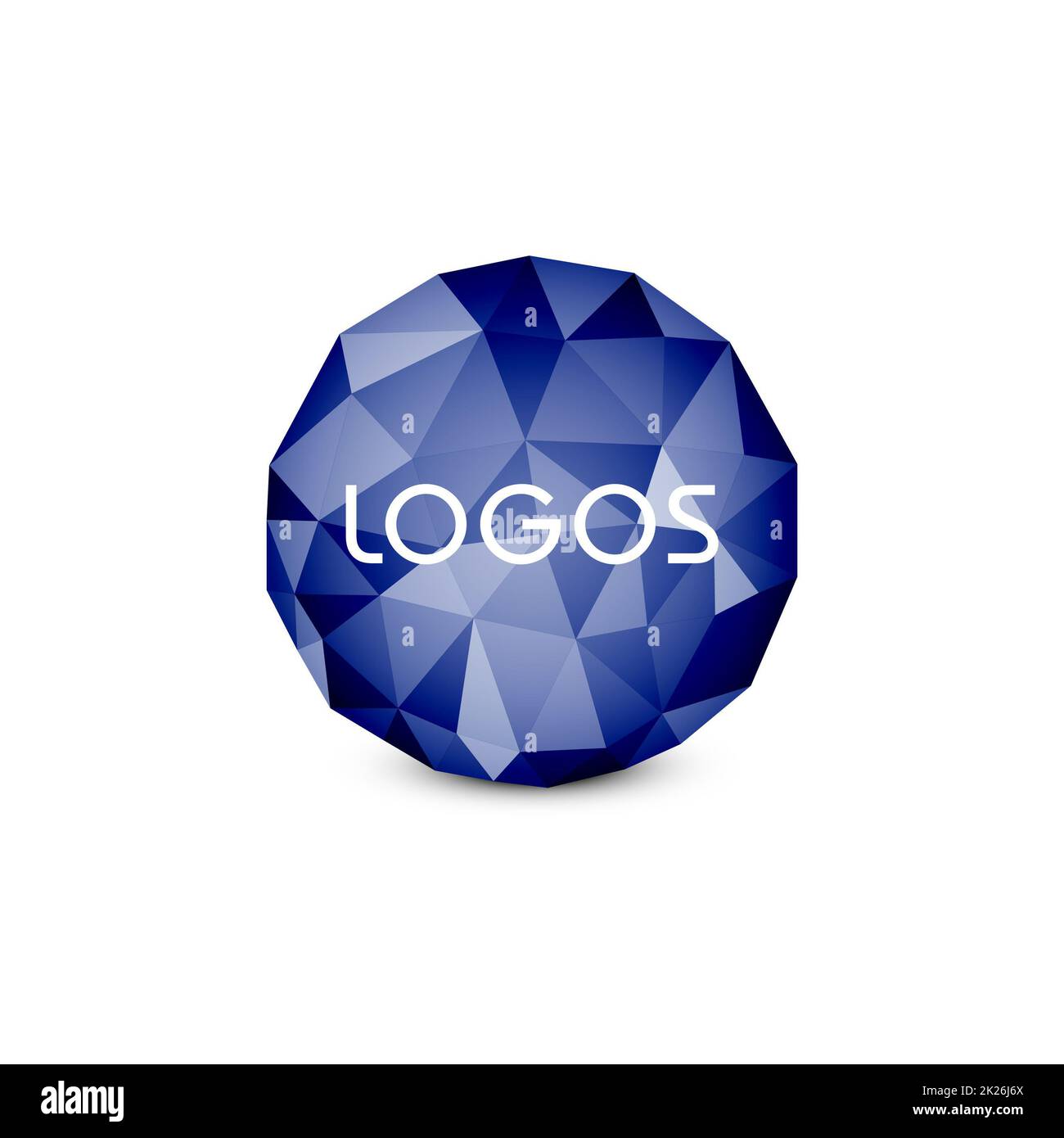 Vecteur rond isolé. Composition abstraite, construction polygonale, points et lignes de connexion, arrière-plan d'espace, illustration vectorielle EPS 10. Maillage filaire Elément polygonal rompu. Sphère. Banque D'Images