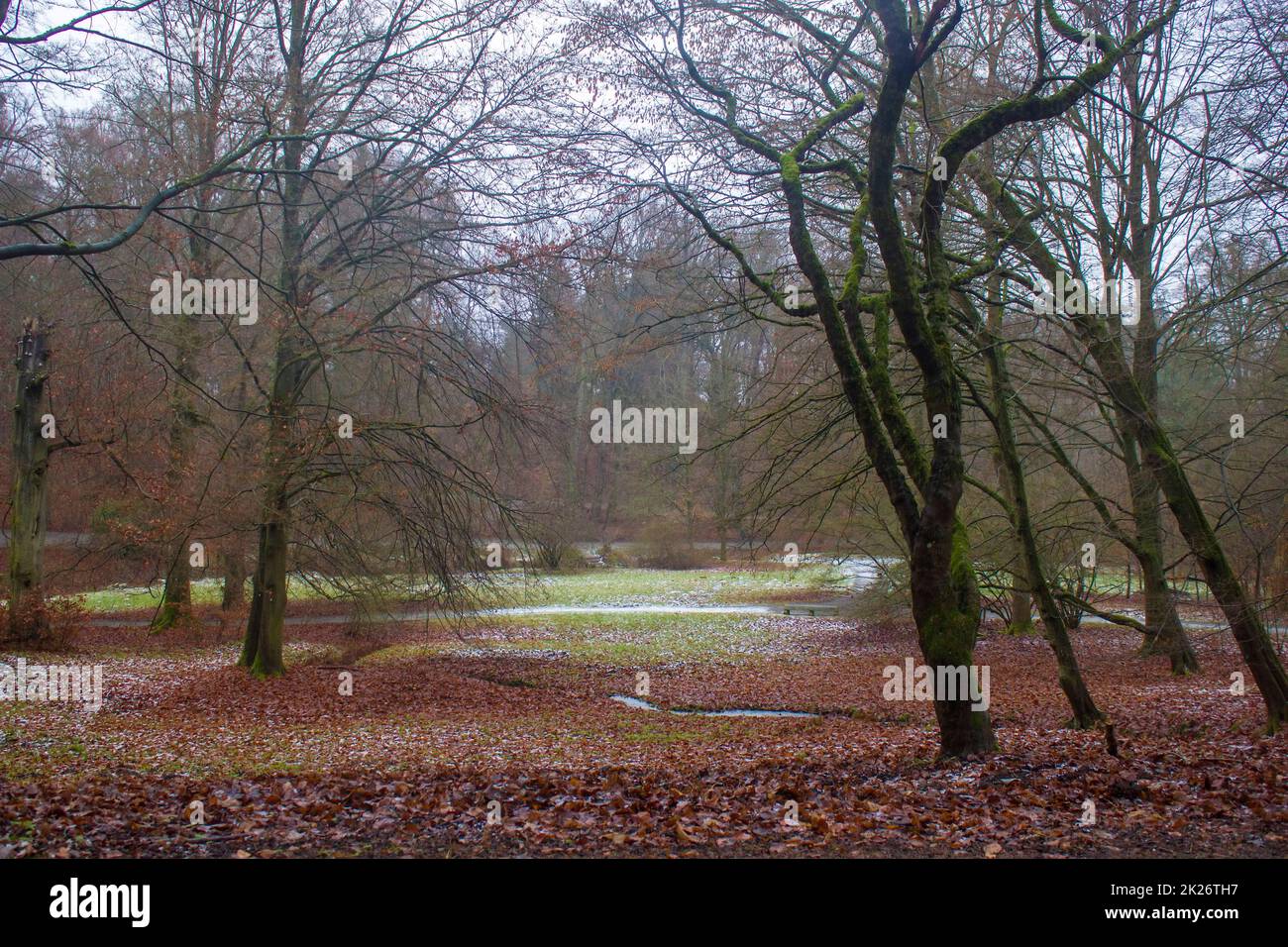 Bergpark Wilhelmshoehe à Kassel, Allemagne Banque D'Images