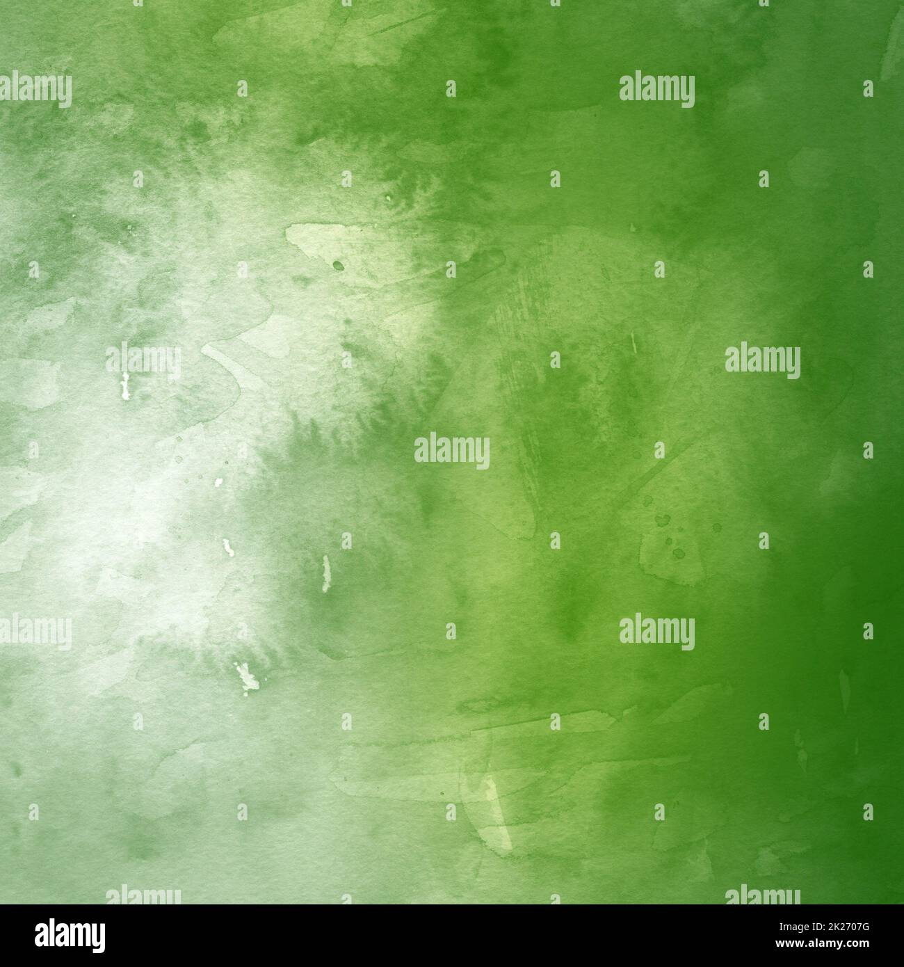 Moderne simple créatif vert clair aquarelle peint papier effet texturé arrière-plan. Banque D'Images