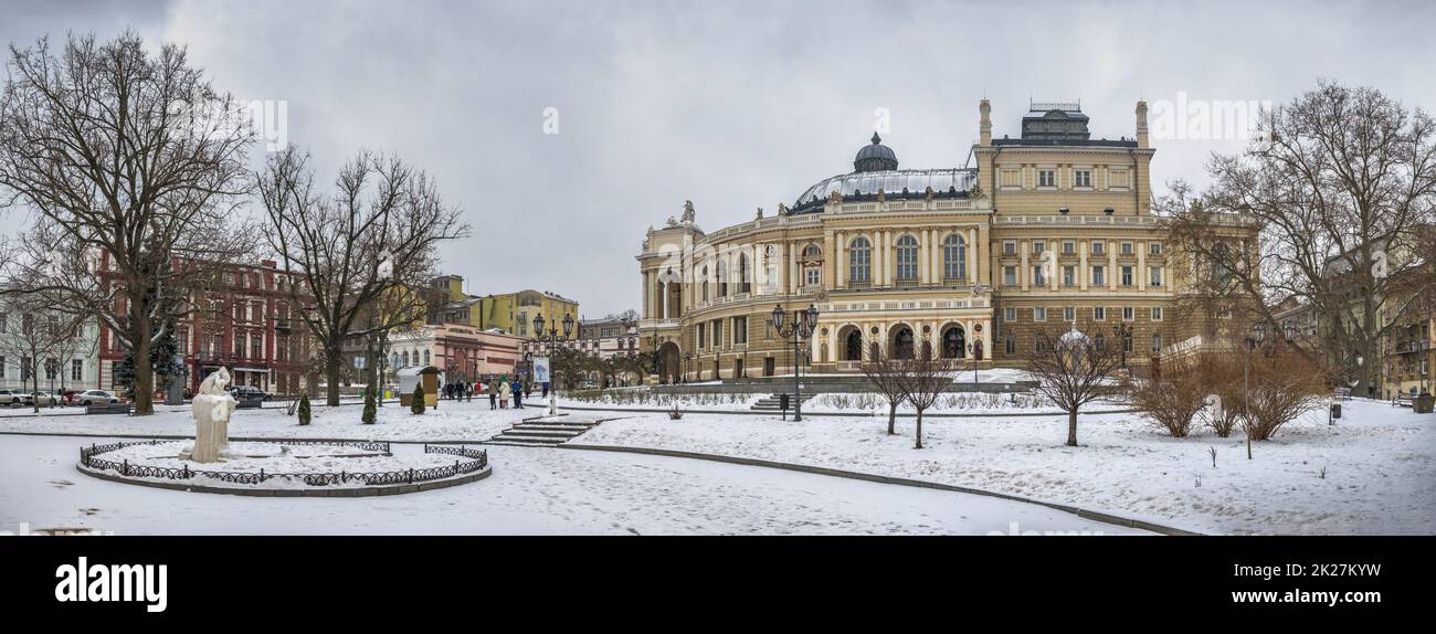 Théâtre d'opéra et de ballet à Odessa, Ukraine Banque D'Images