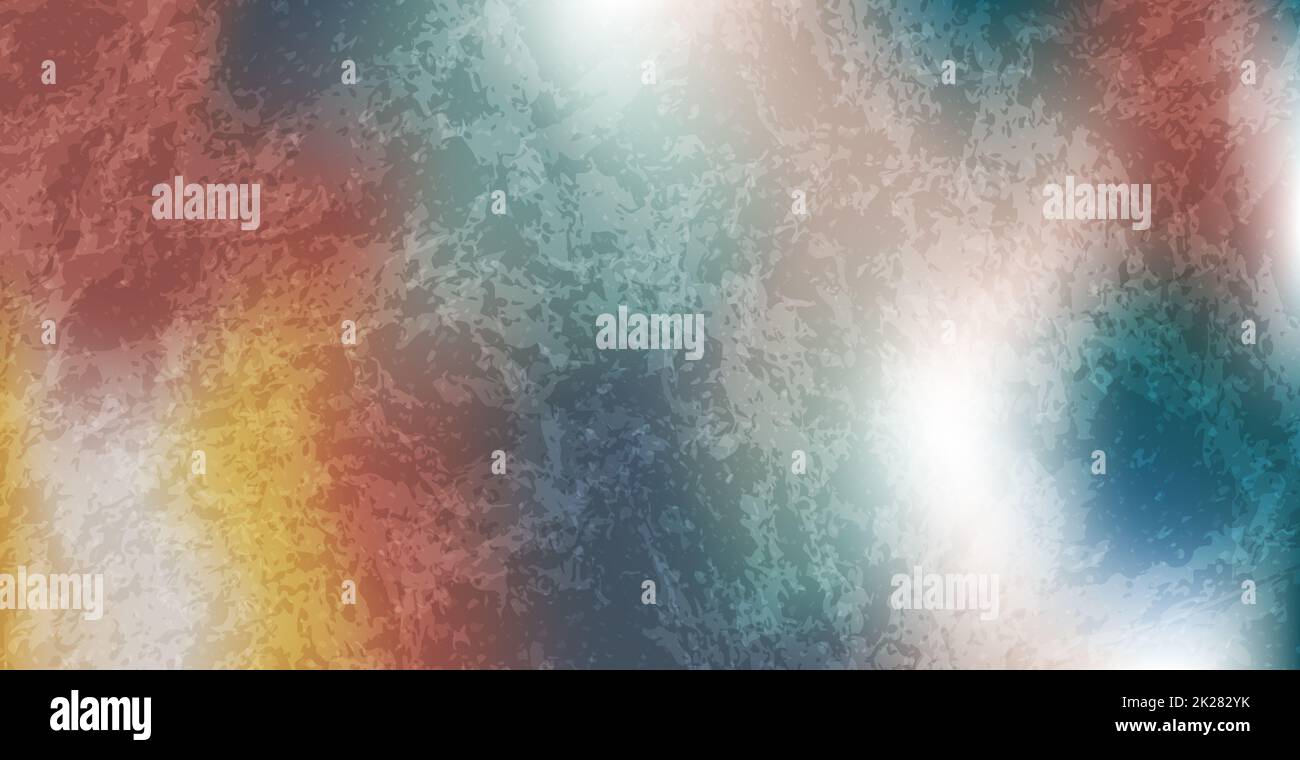 Modèle d'arrière-plan de grunge texturé abstrait multicolore - vectoriel Banque D'Images