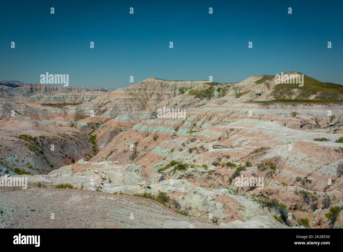 Badlands National Park, South Dakota, USA Banque D'Images